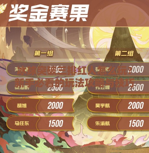 冰球突破三排红人怎么玩？新手必看的玩法攻略与技巧解析,冰球突破三排红人怎么玩